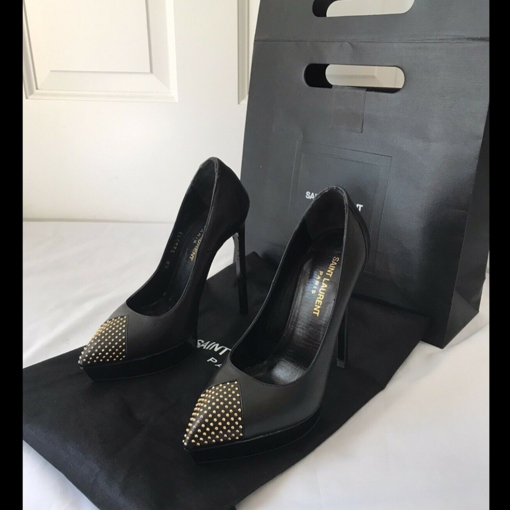 Yves Saint Laurent Women's Shoes Pump Heels 36.5 - Picture 5 of 14